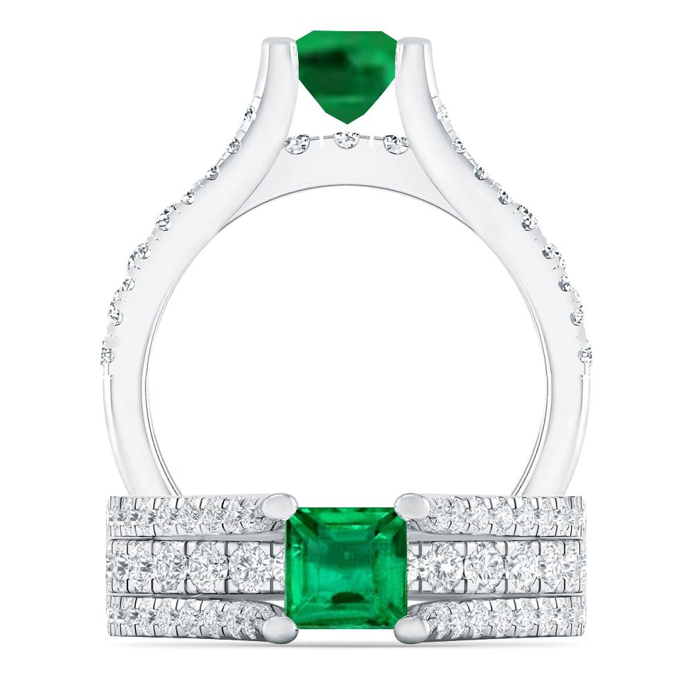 White Gold - Emerald