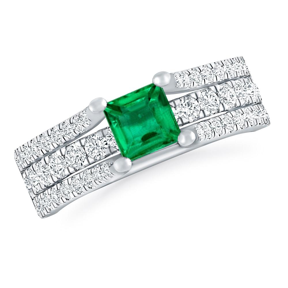 White Gold - Emerald