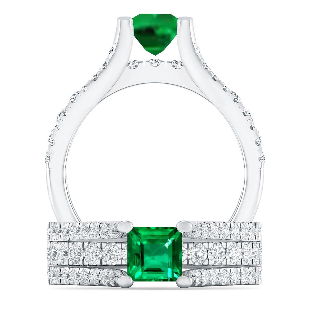 White Gold - Emerald