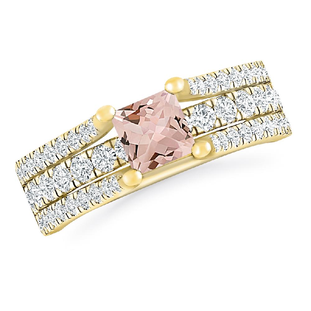 Yellow Gold - Morganite