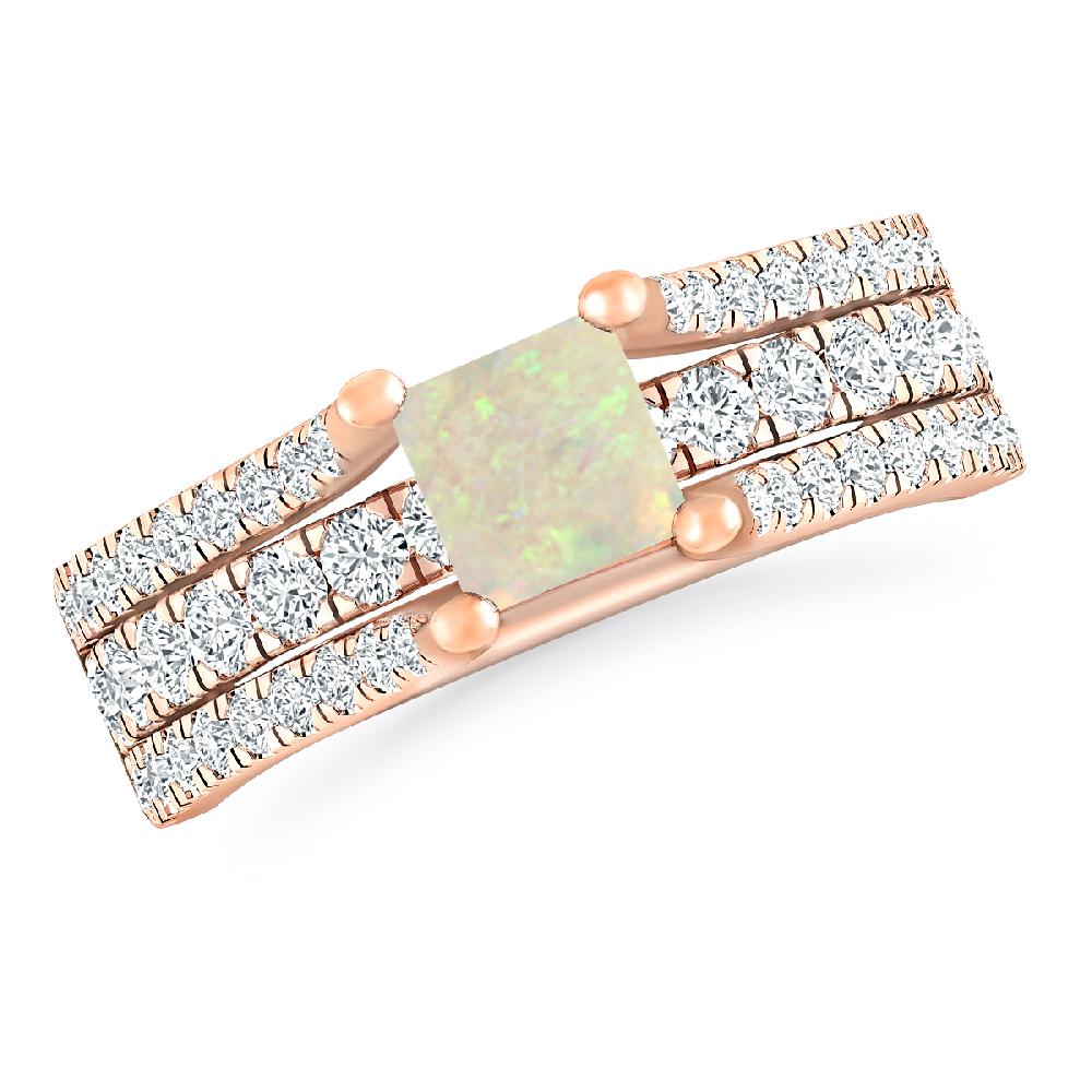 Rose Gold - Opal