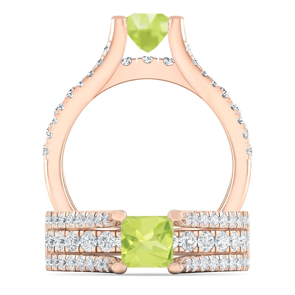 Rose Gold - Peridot