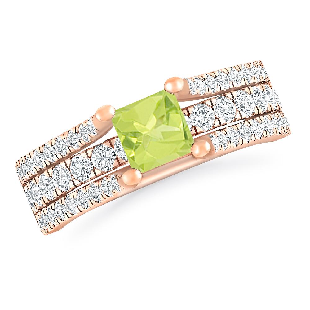 Rose Gold - Peridot