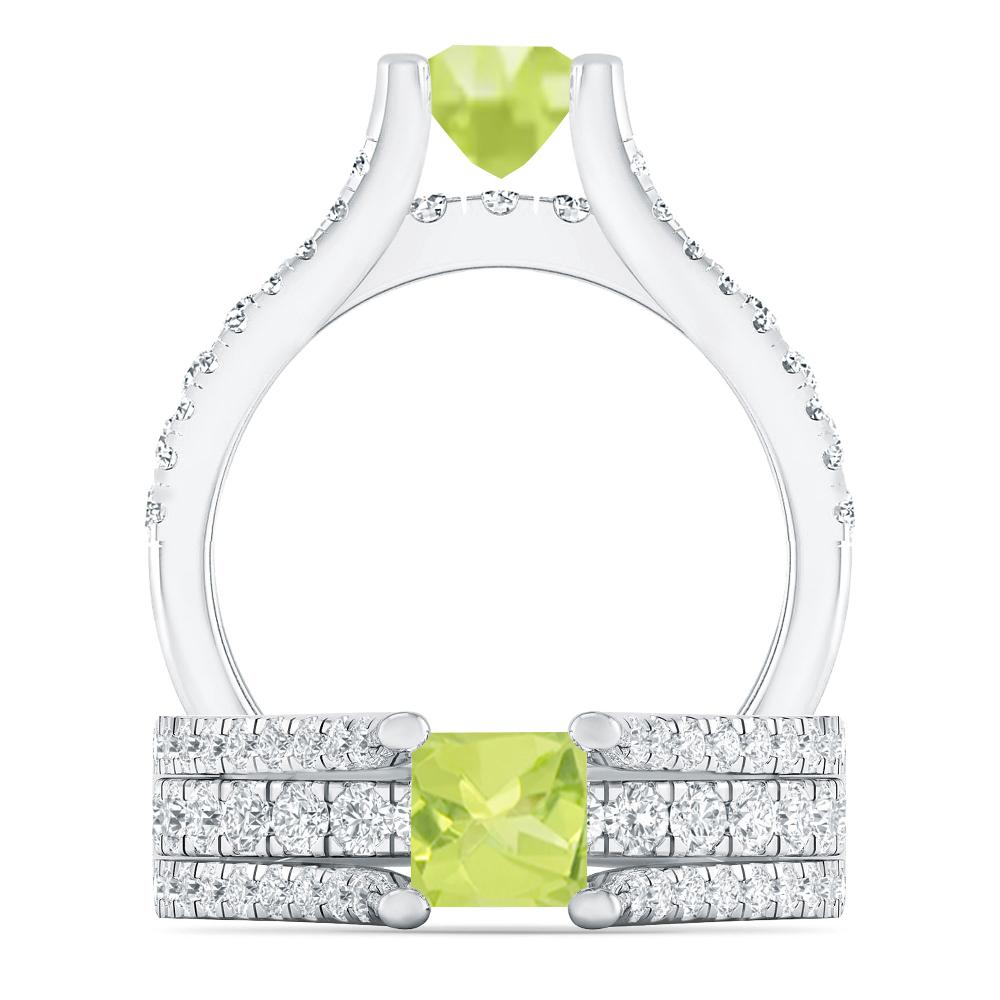 White Gold - Peridot