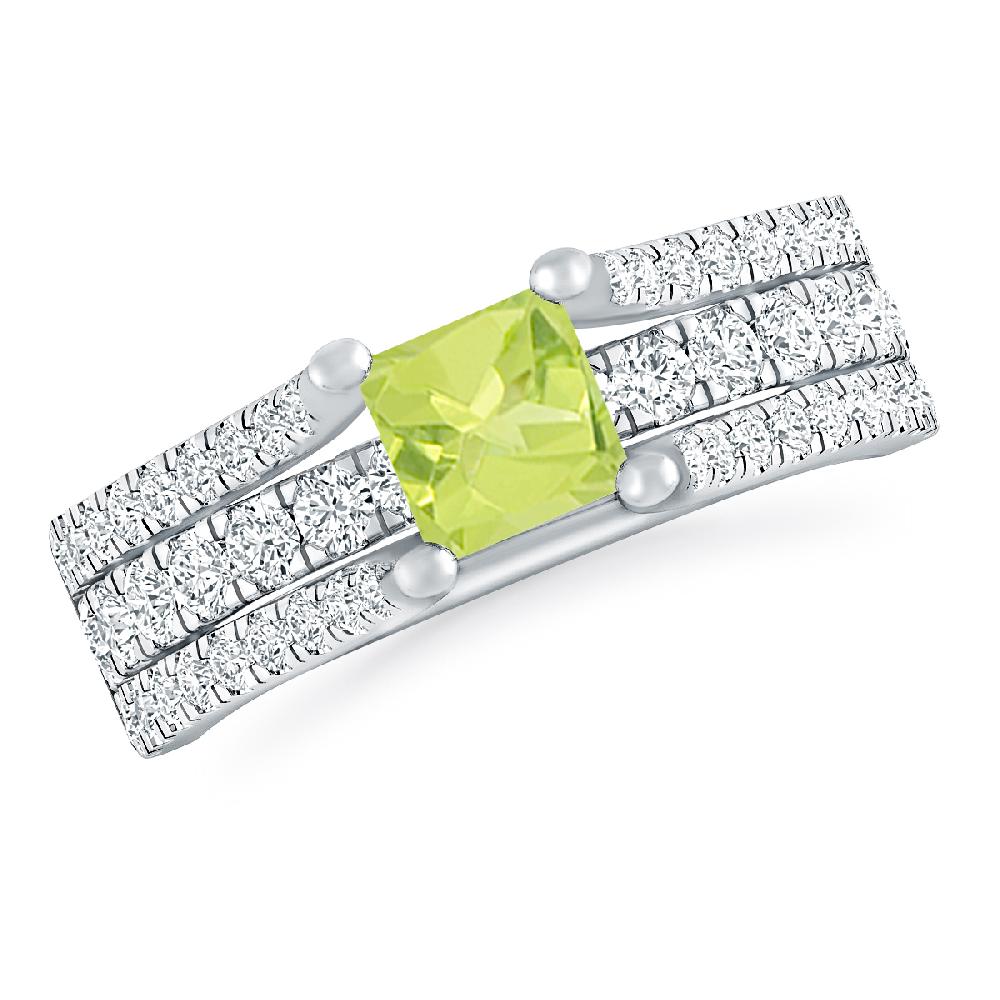 White Gold - Peridot