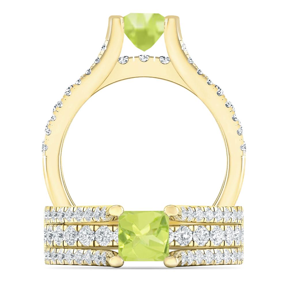 Yellow Gold - Peridot