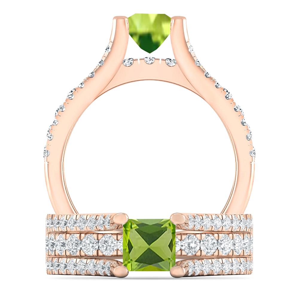 Rose Gold - Peridot