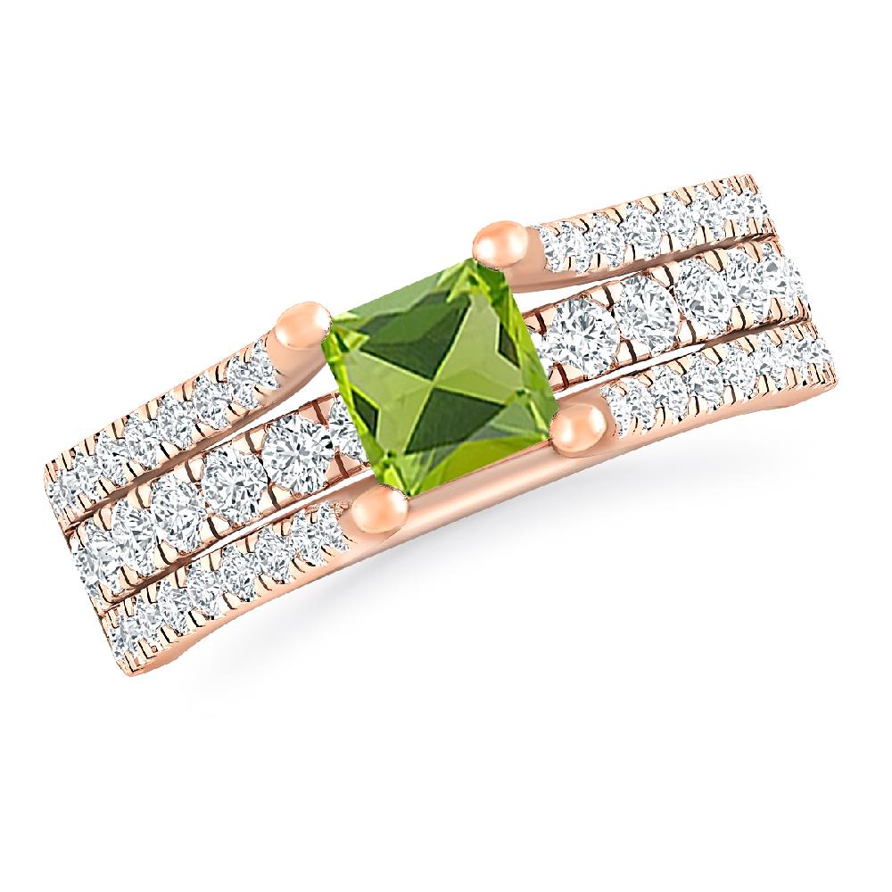 Rose Gold - Peridot