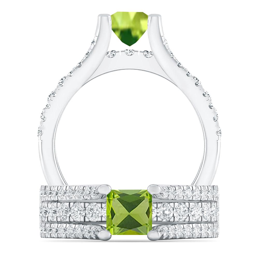 White Gold - Peridot