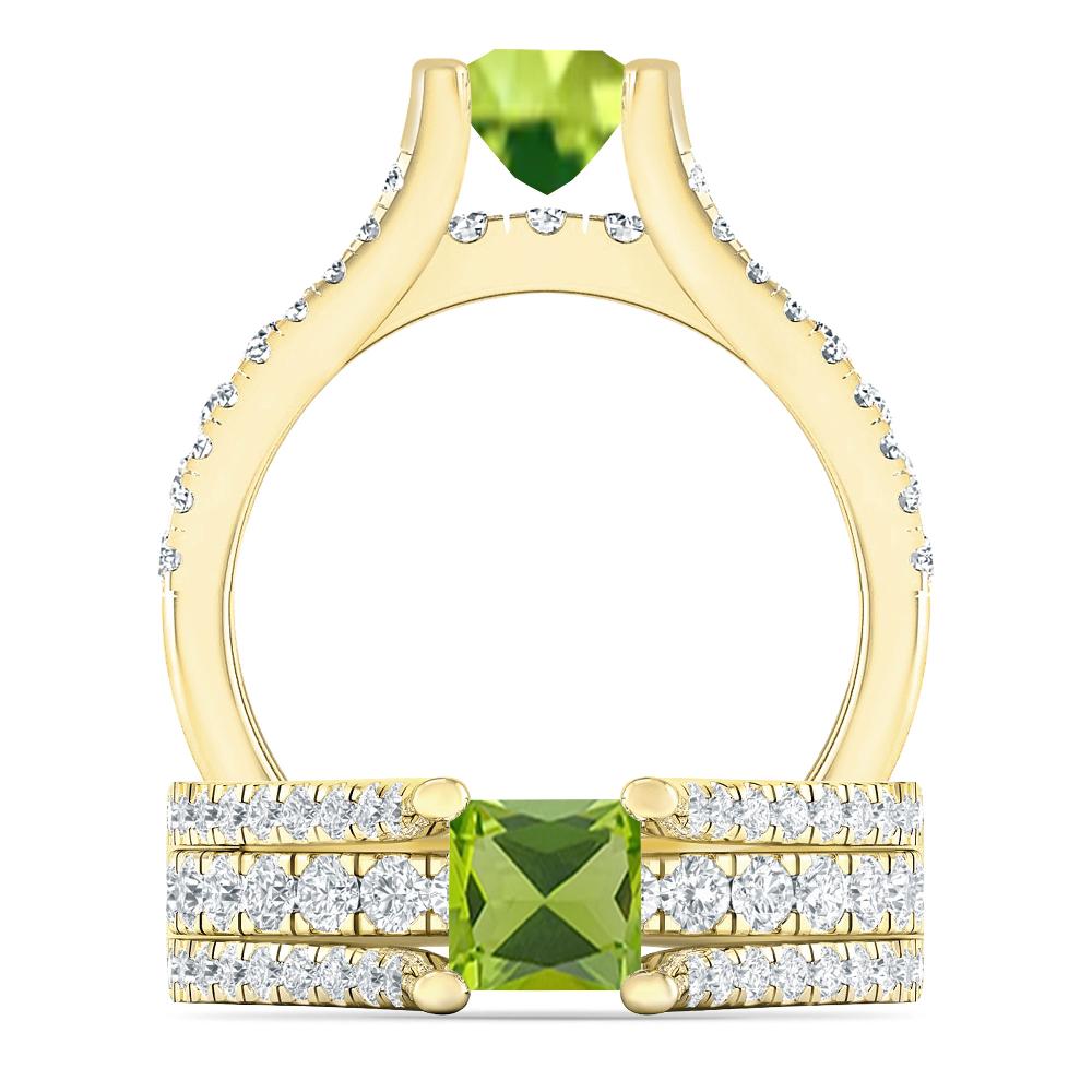 Yellow Gold - Peridot