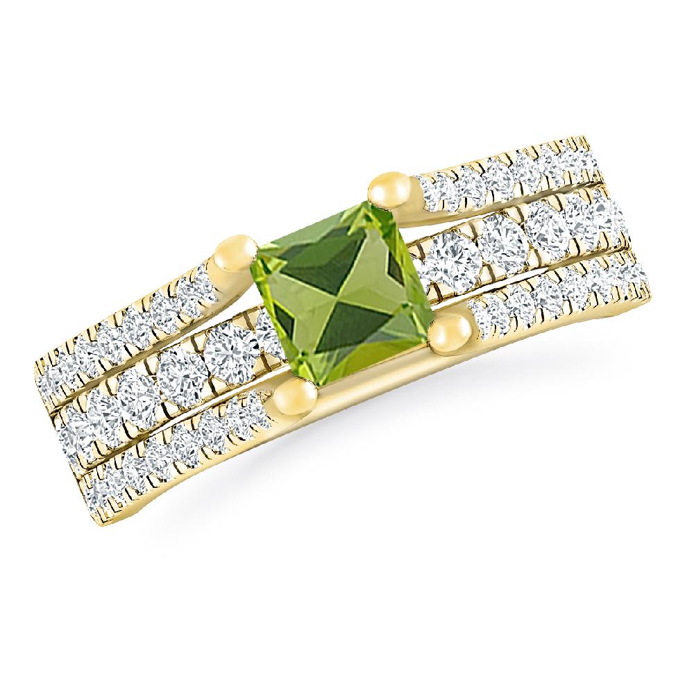 Yellow Gold - Peridot