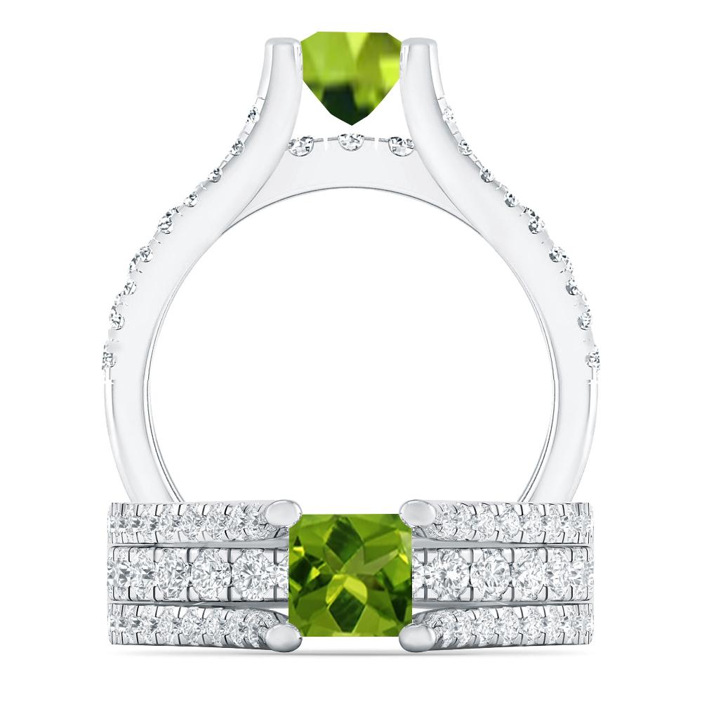 White Gold - Peridot