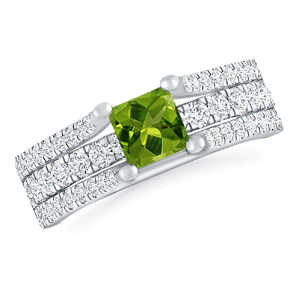 White Gold - Peridot