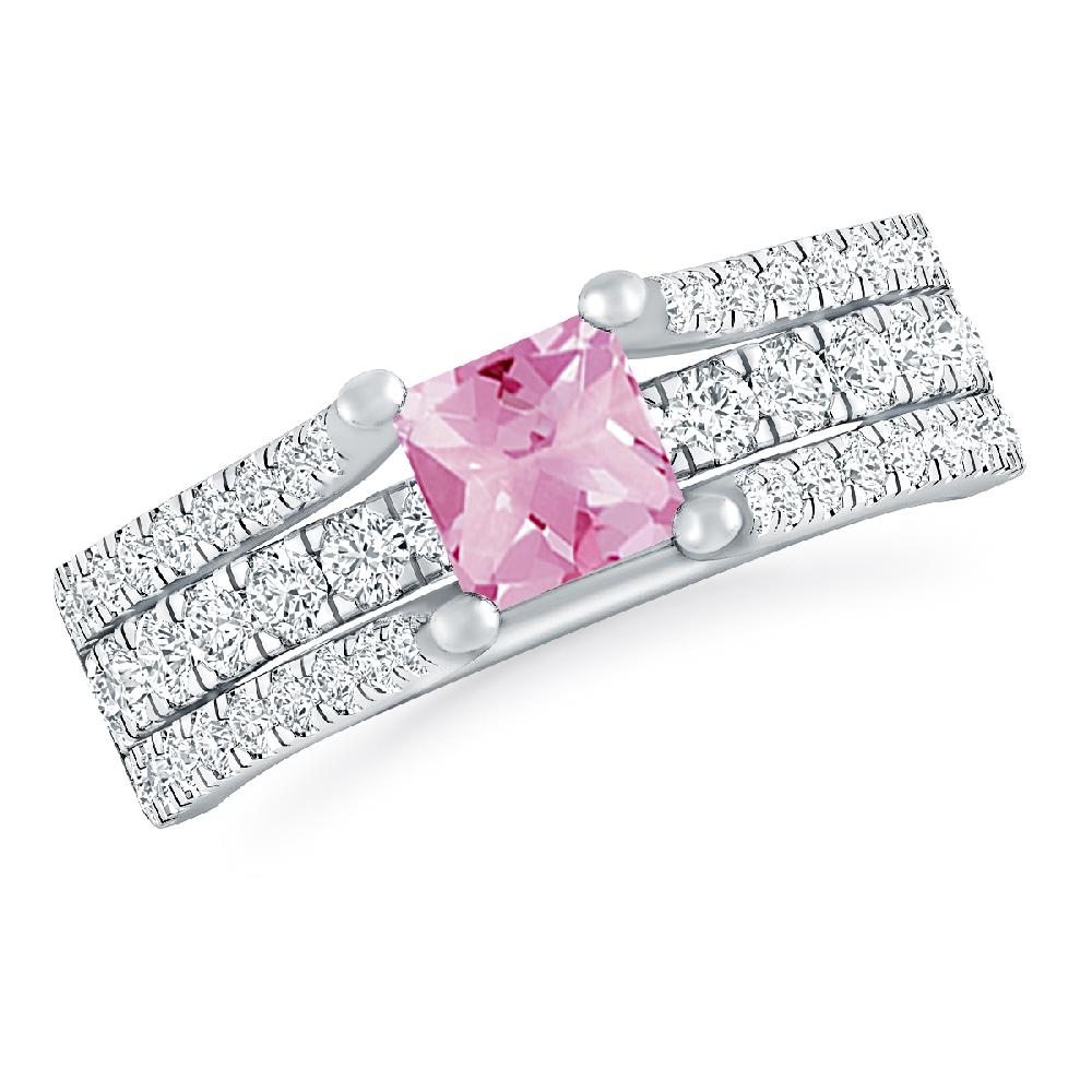 White Gold - Pink Tourmaline