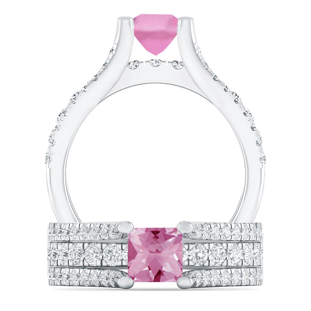 White Gold - Pink Tourmaline