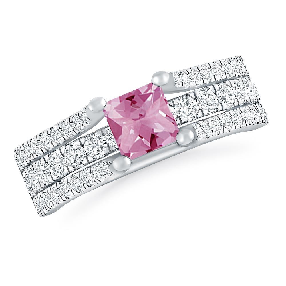 White Gold - Pink Tourmaline