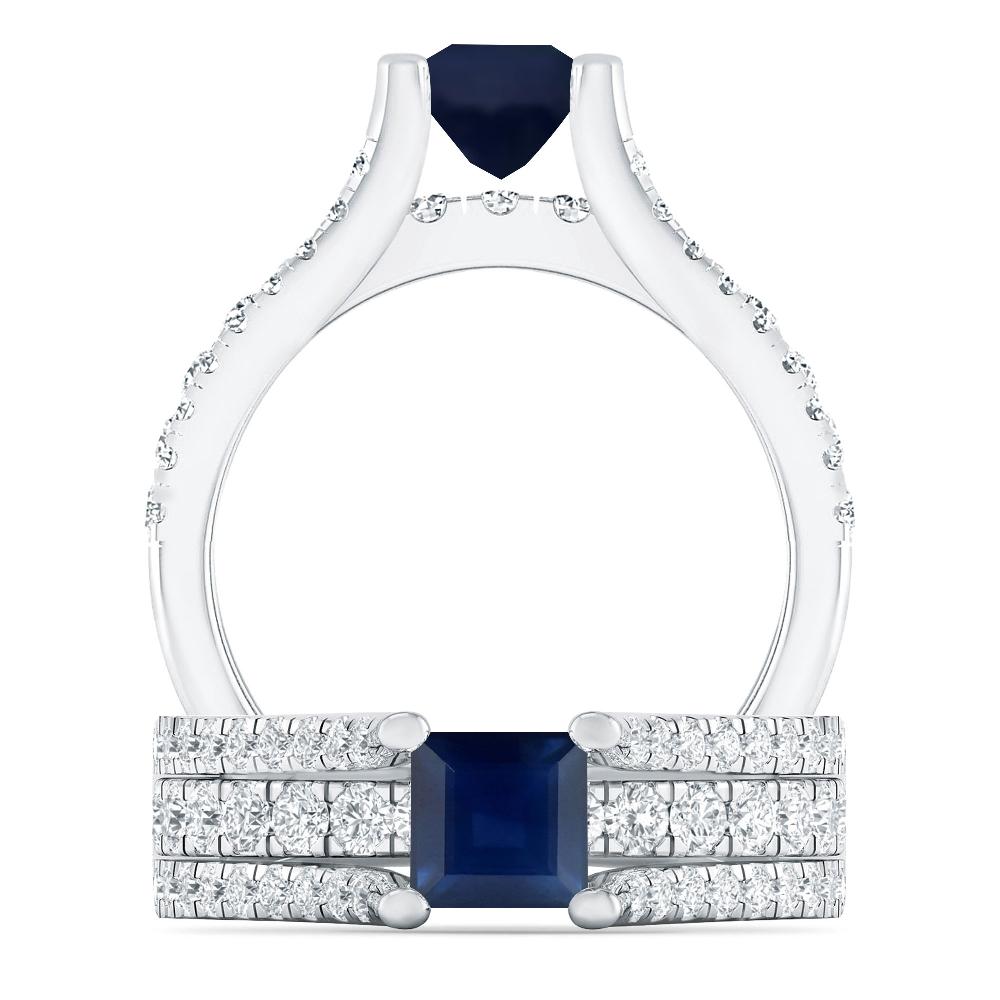 White Gold - Sapphire