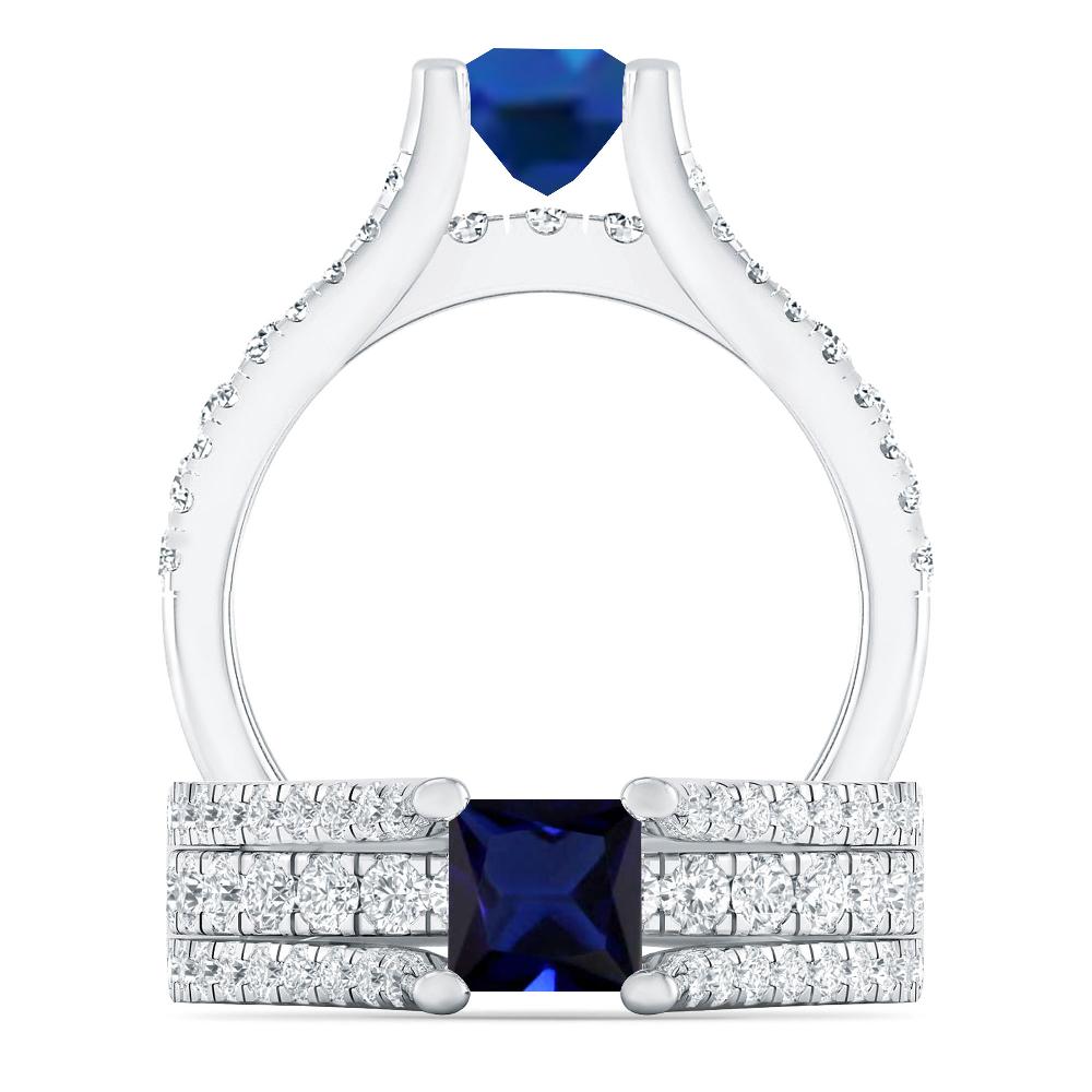 White Gold - Sapphire