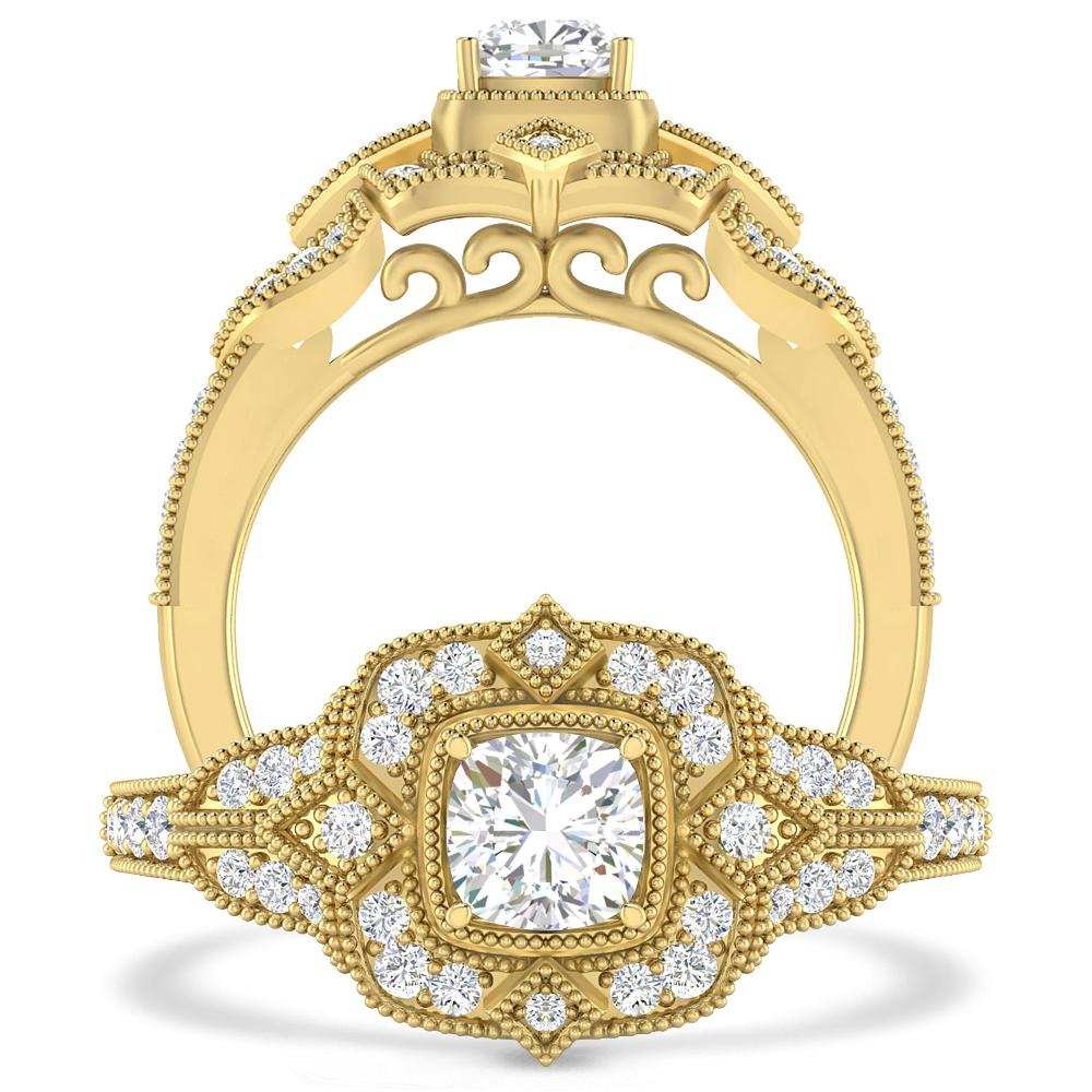 Yellow Gold - Diamond