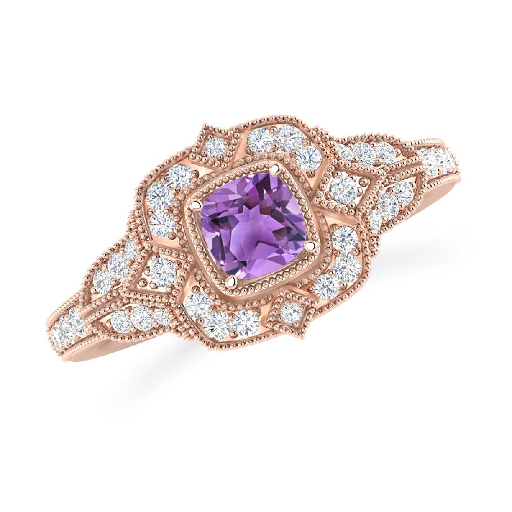 Rose Gold - Amethyst