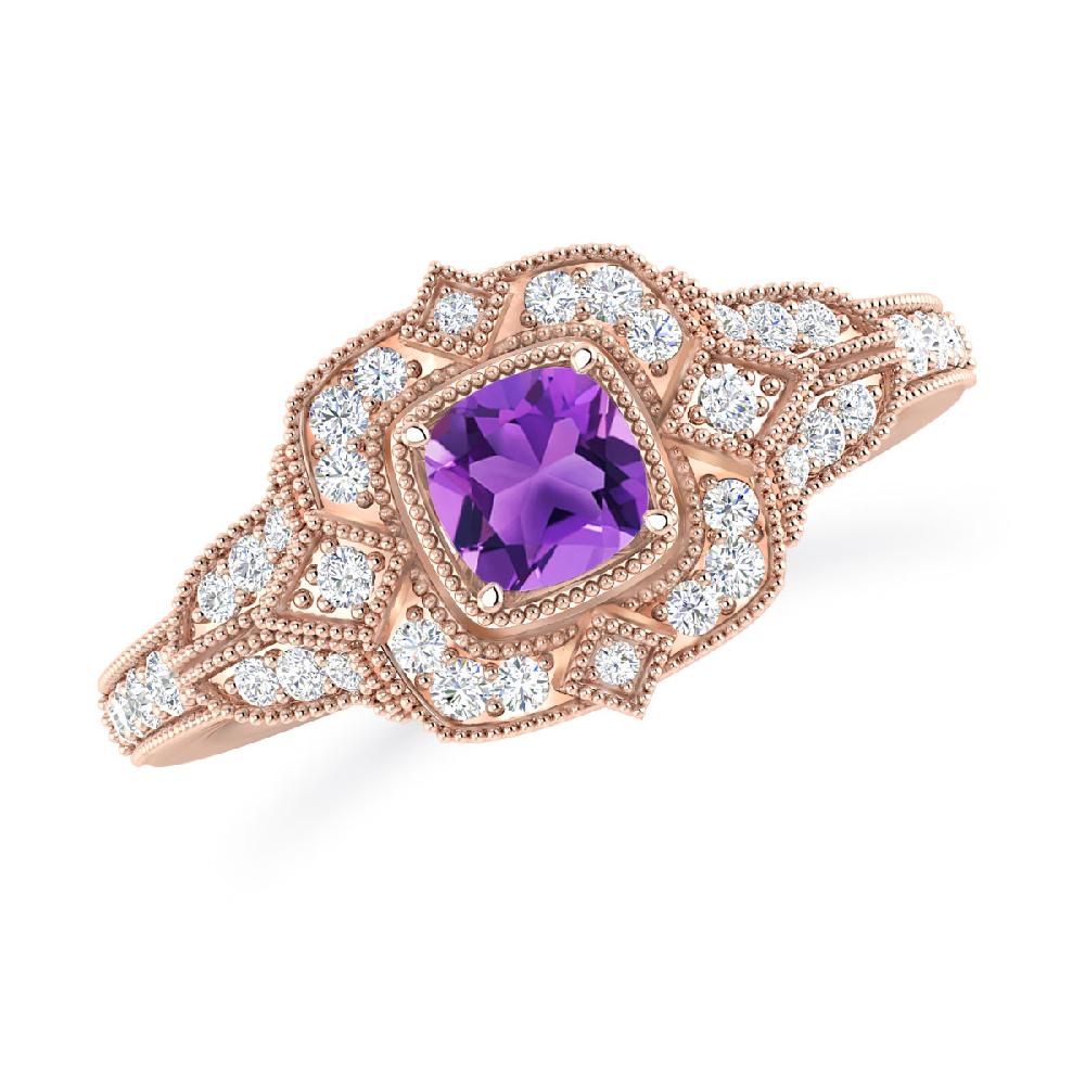 Rose Gold - Amethyst