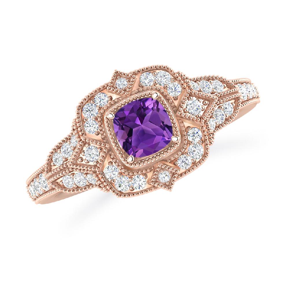 Rose Gold - Amethyst