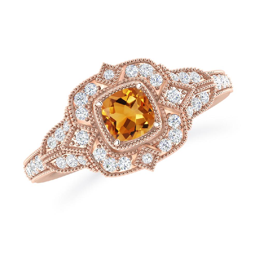 Rose Gold - Citrine