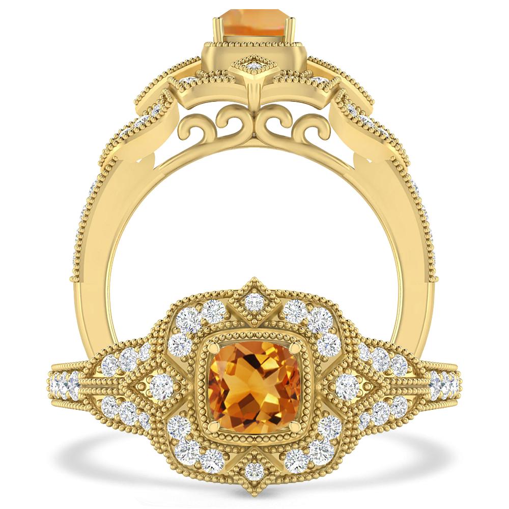 Yellow Gold - Citrine