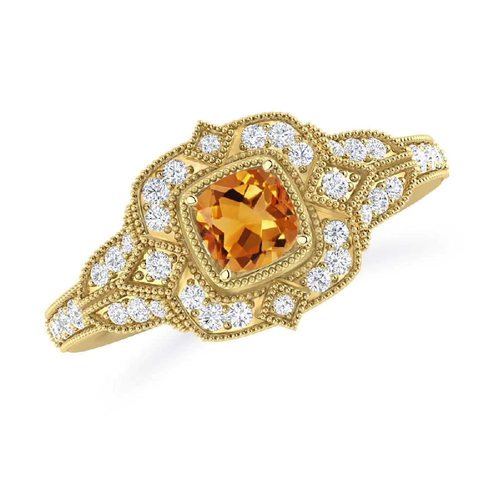 Yellow Gold - Citrine