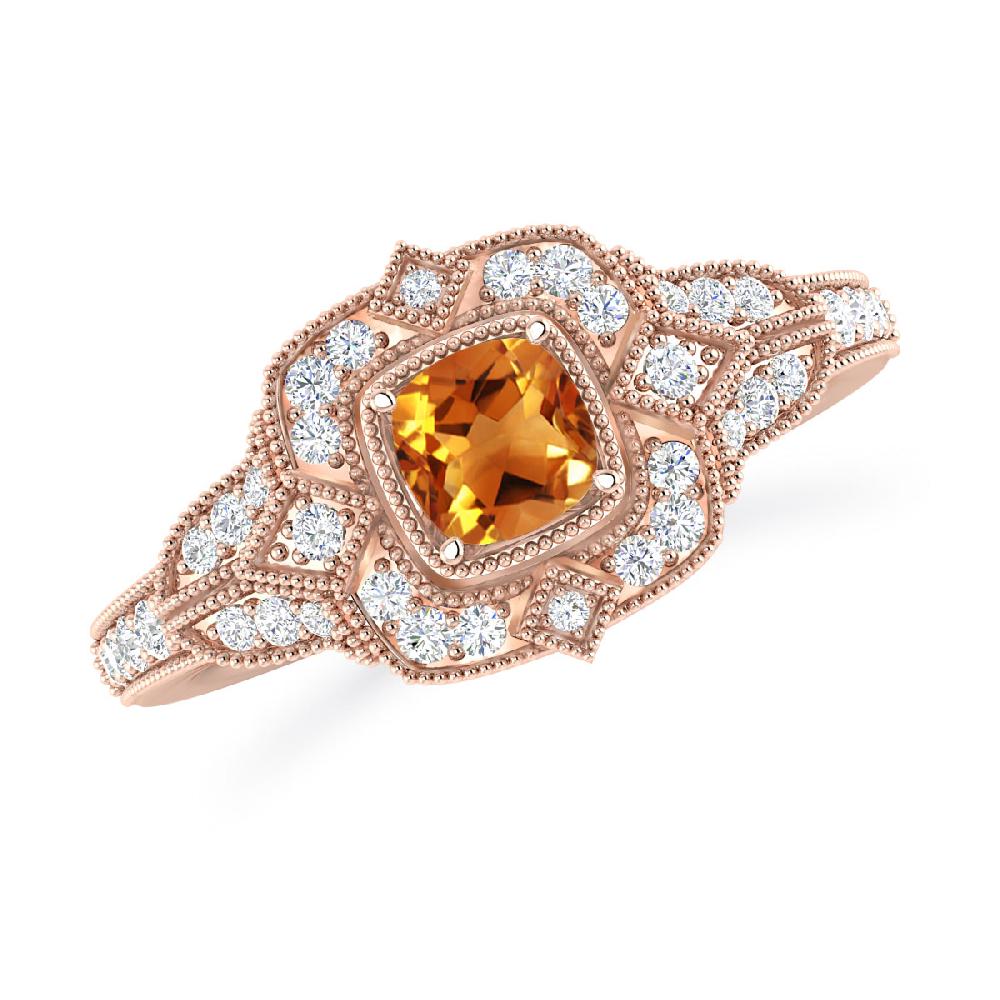 Rose Gold - Citrine