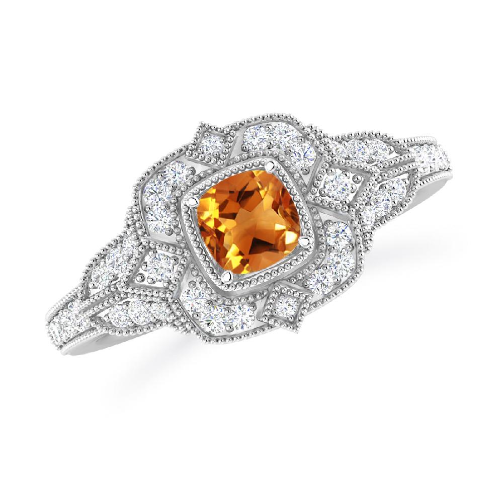 White Gold - Citrine