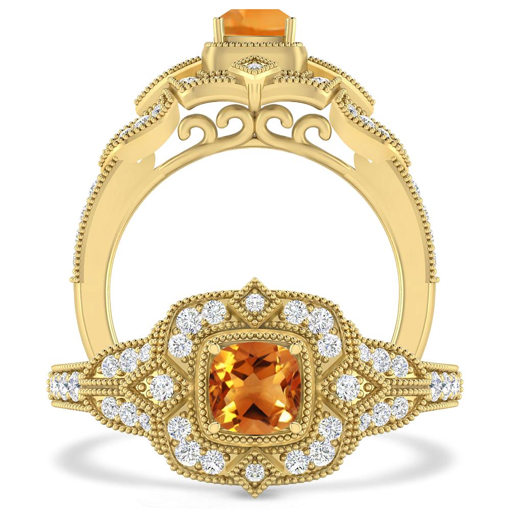 Yellow Gold - Citrine