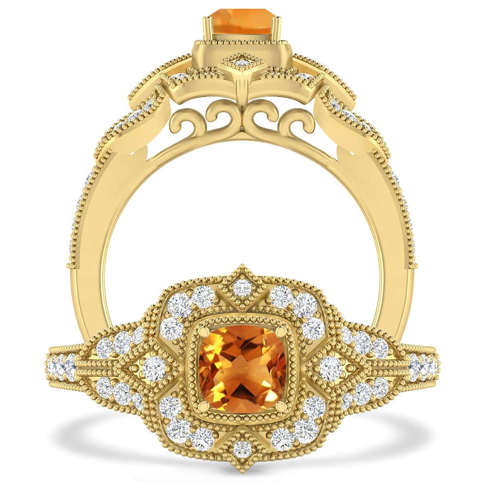 Yellow Gold - Citrine