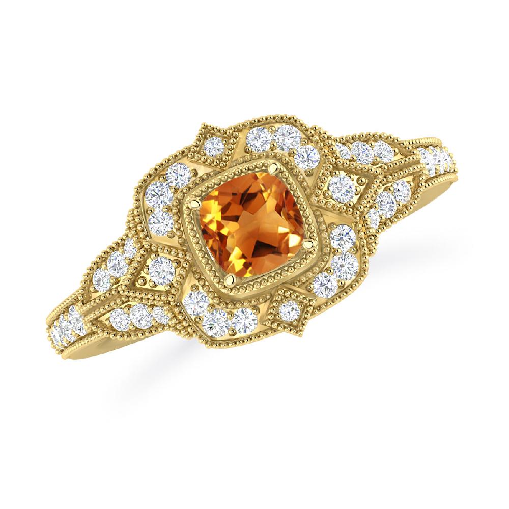 Yellow Gold - Citrine