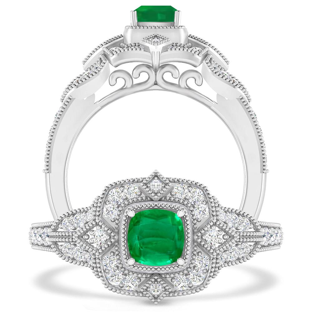 White Gold - Emerald