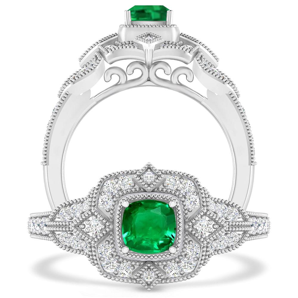 White Gold - Emerald