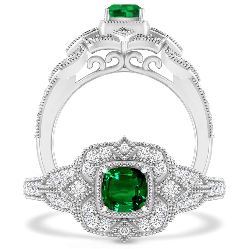 White Gold - Emerald