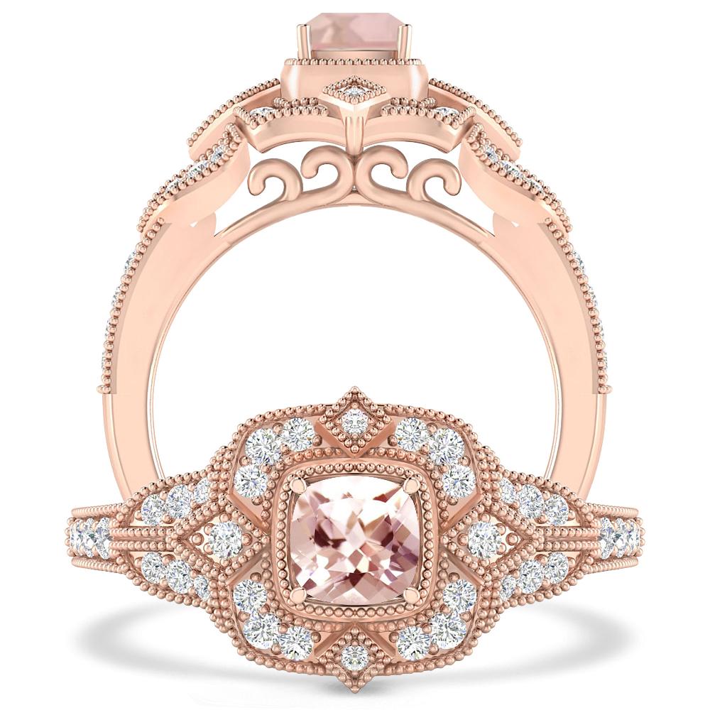 Rose Gold - Morganite