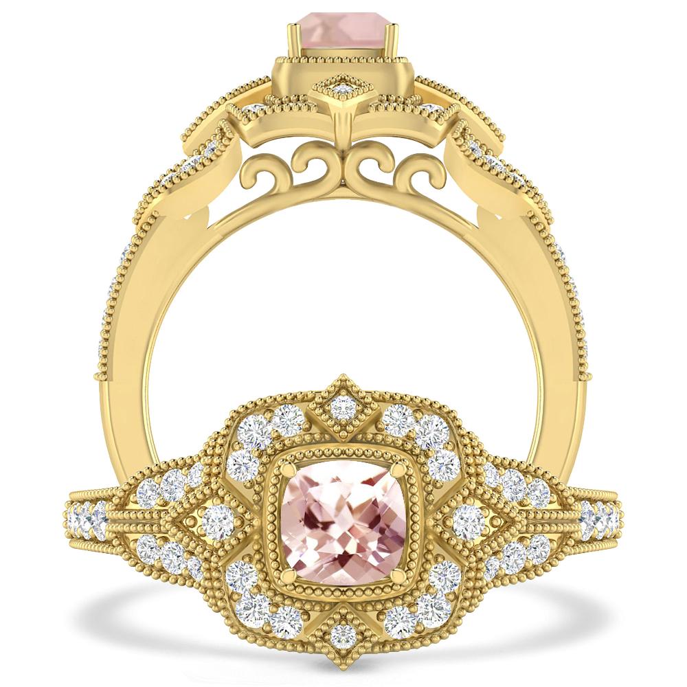 Yellow Gold - Morganite