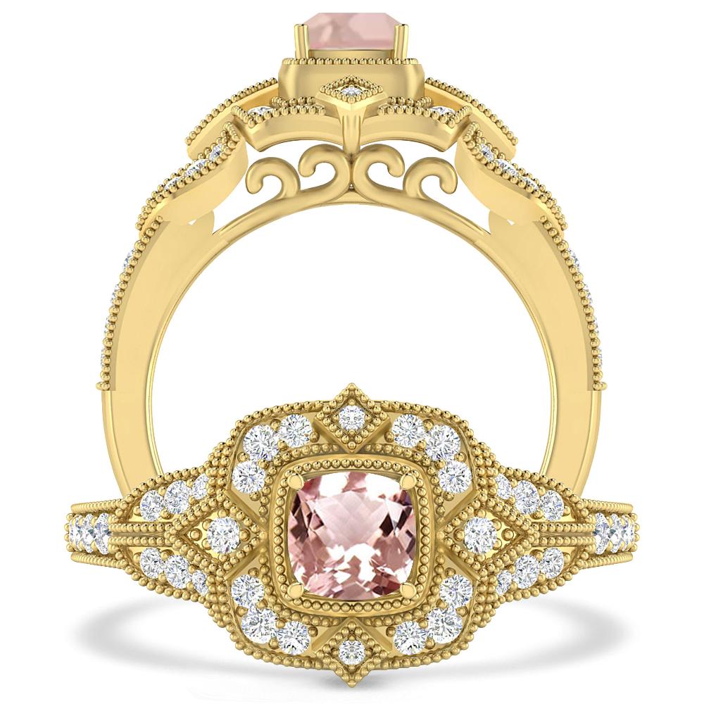 Yellow Gold - Morganite