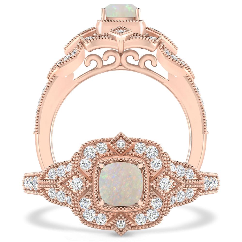 Rose Gold - Opal