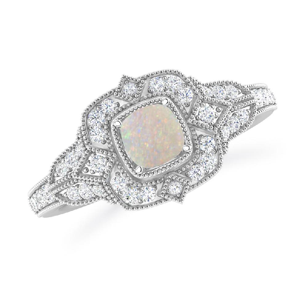 White Gold - Opal