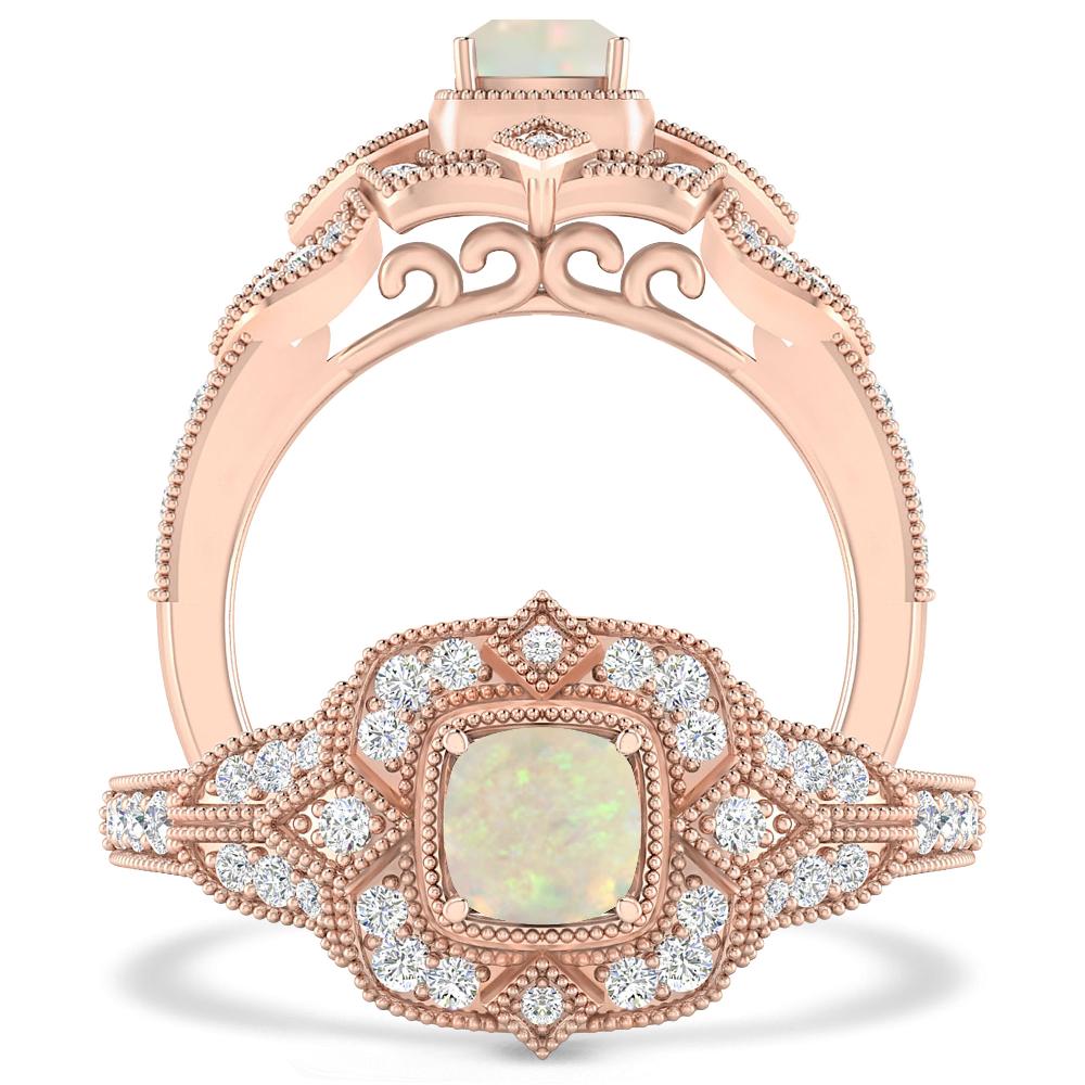 Rose Gold - Opal