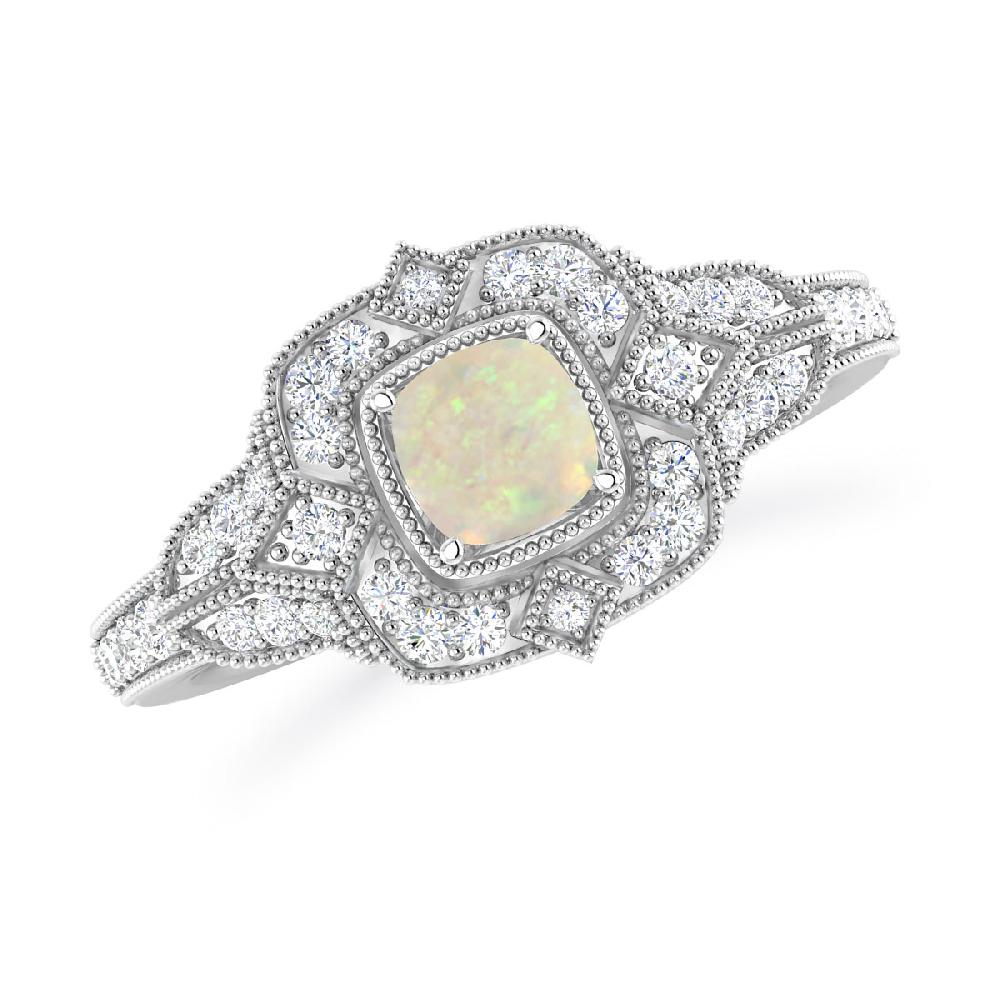 White Gold - Opal