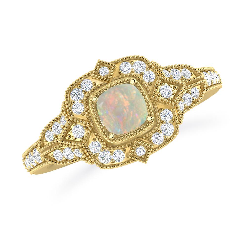 Yellow Gold - Opal