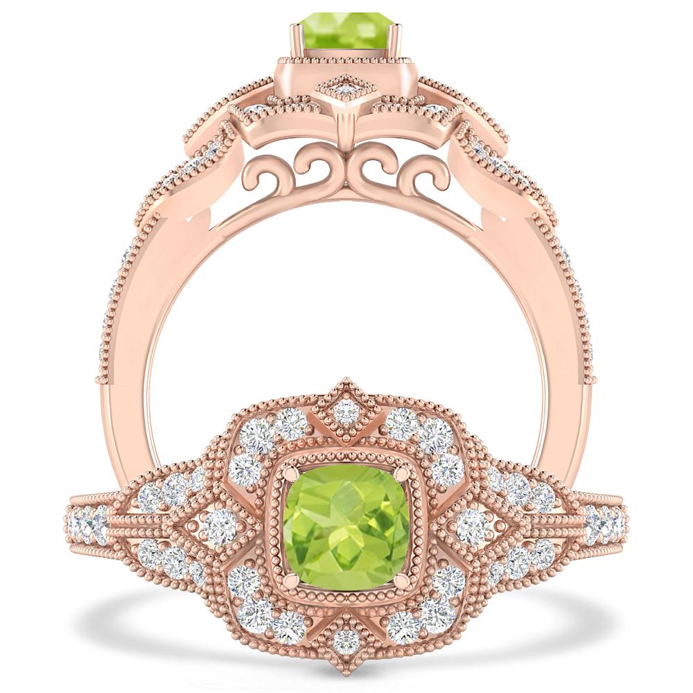 Rose Gold - Peridot