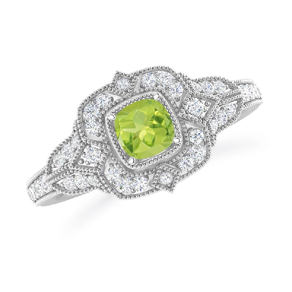 White Gold - Peridot