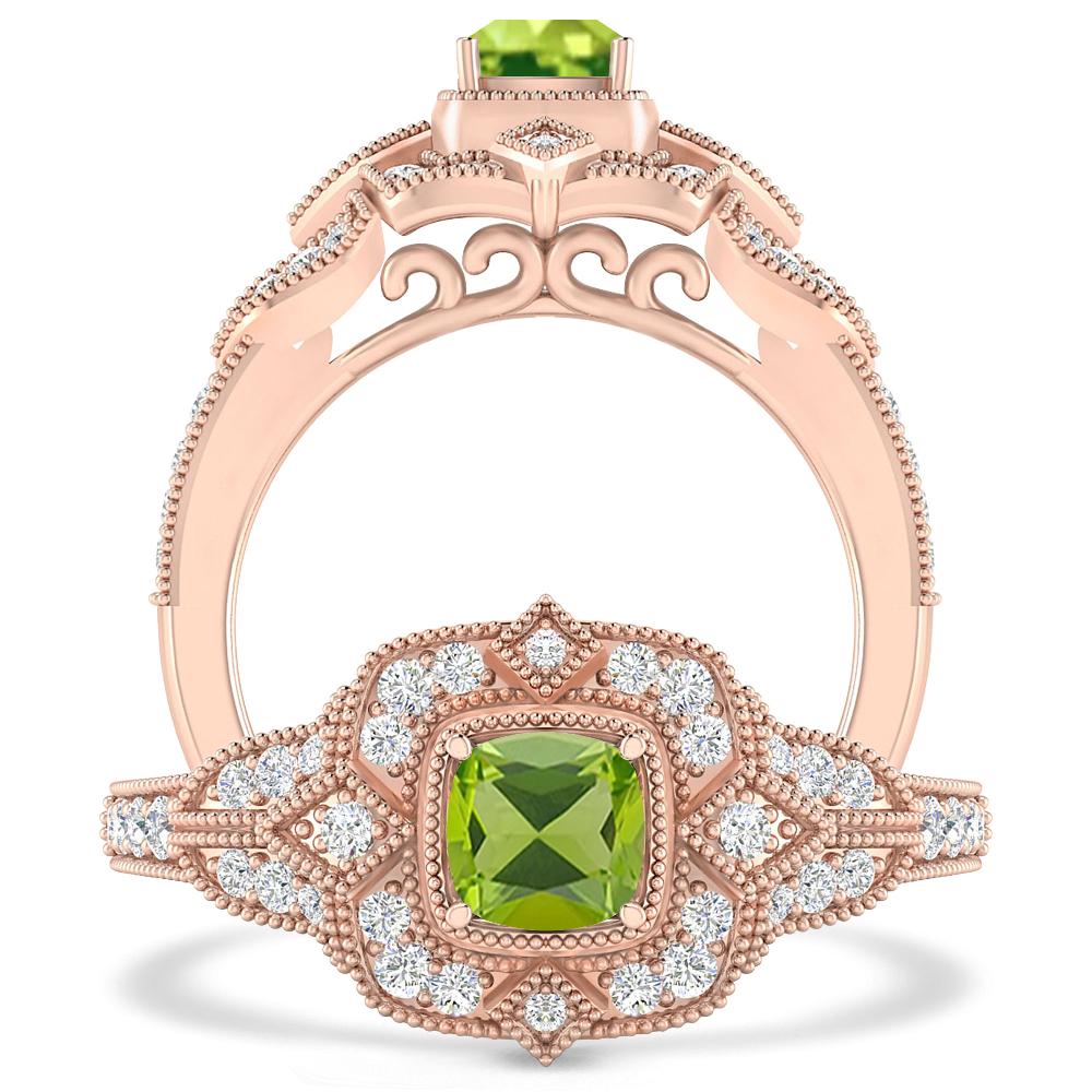Rose Gold - Peridot