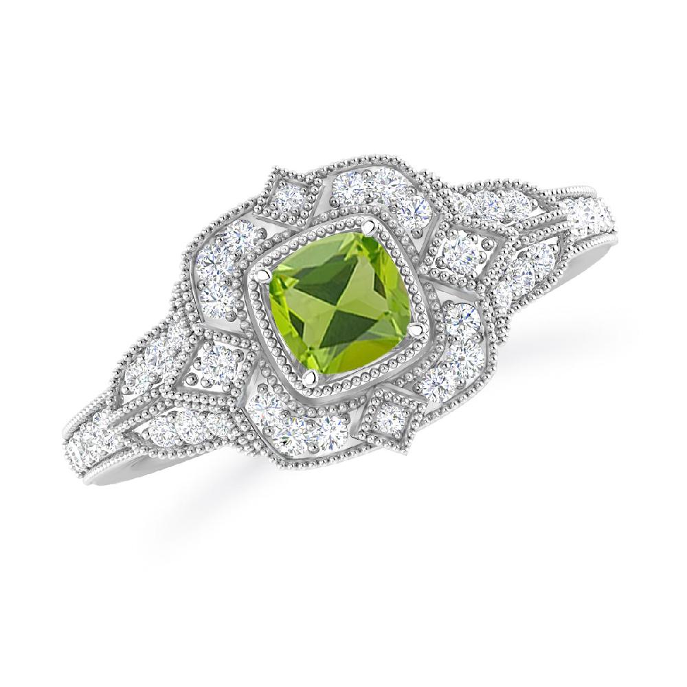 White Gold - Peridot