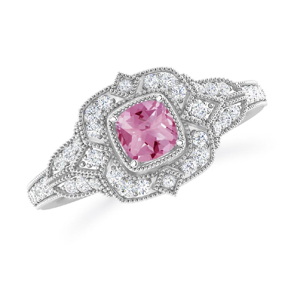 White Gold - Pink Tourmaline